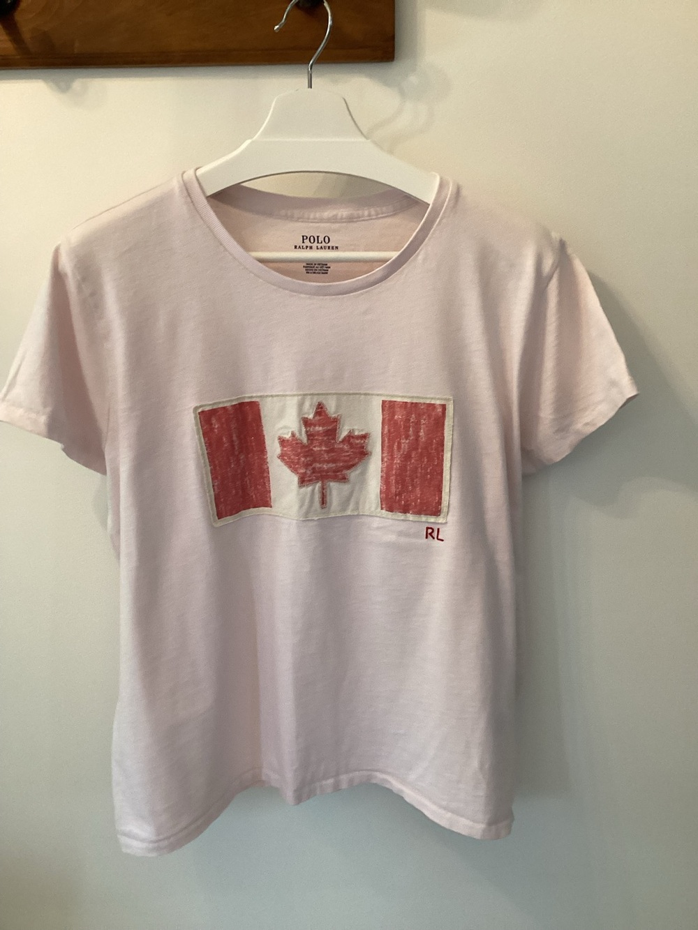 Polo by Ralph Lauren Light Pink Logo Crewneck Tee
